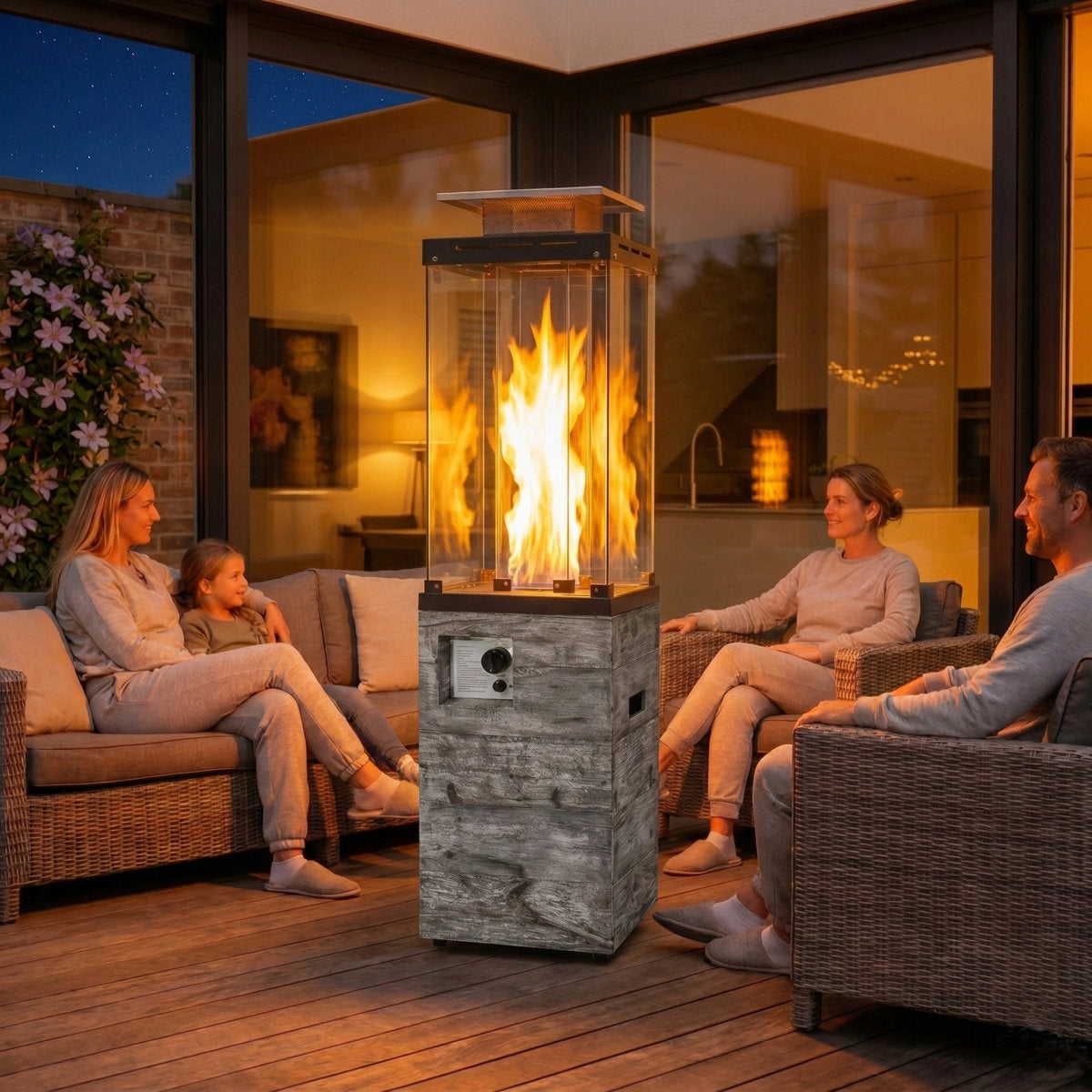 41000 Propane Standing Patio Heater