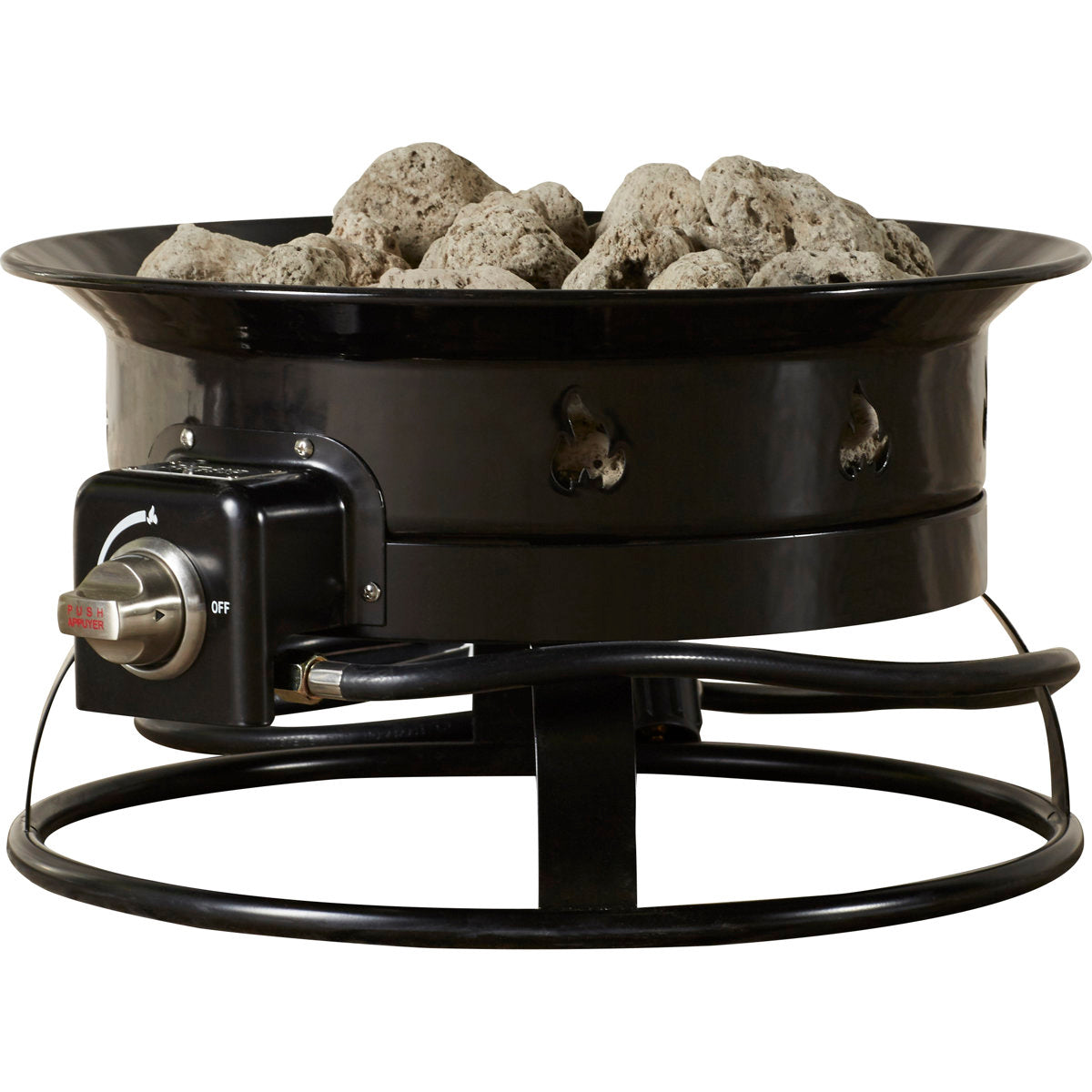 Round Steel Propane Fire Pit