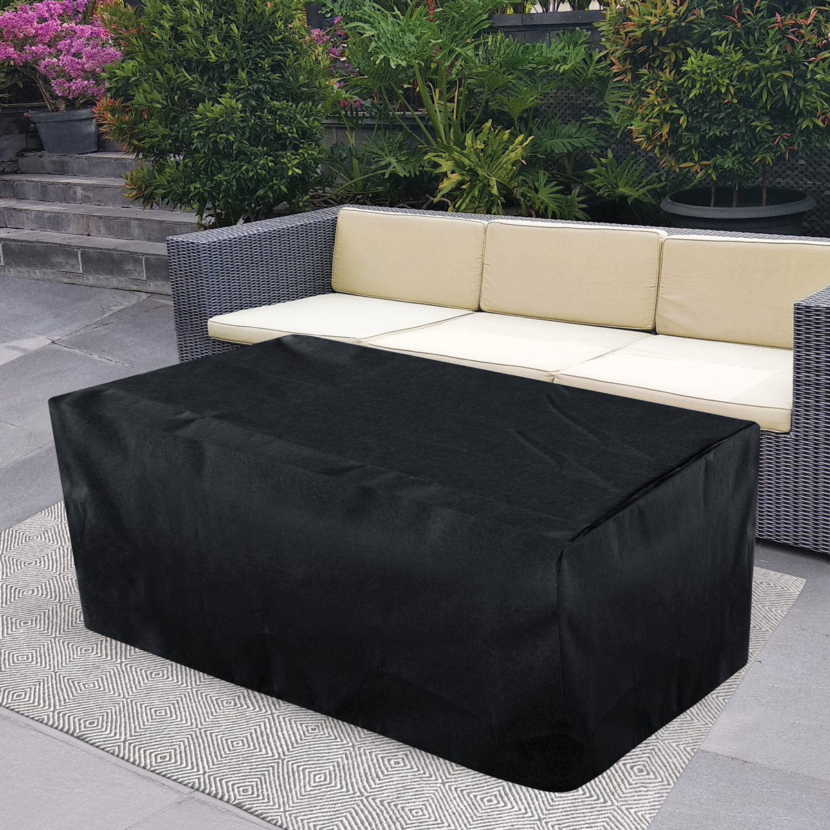 Sunbeam Serenity Aluminum Propane/Natural Gas Fire Pit Table