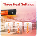 Winter Ready Series BLACK+DECKER Wall Mounted Patio Heater for Outdoors
