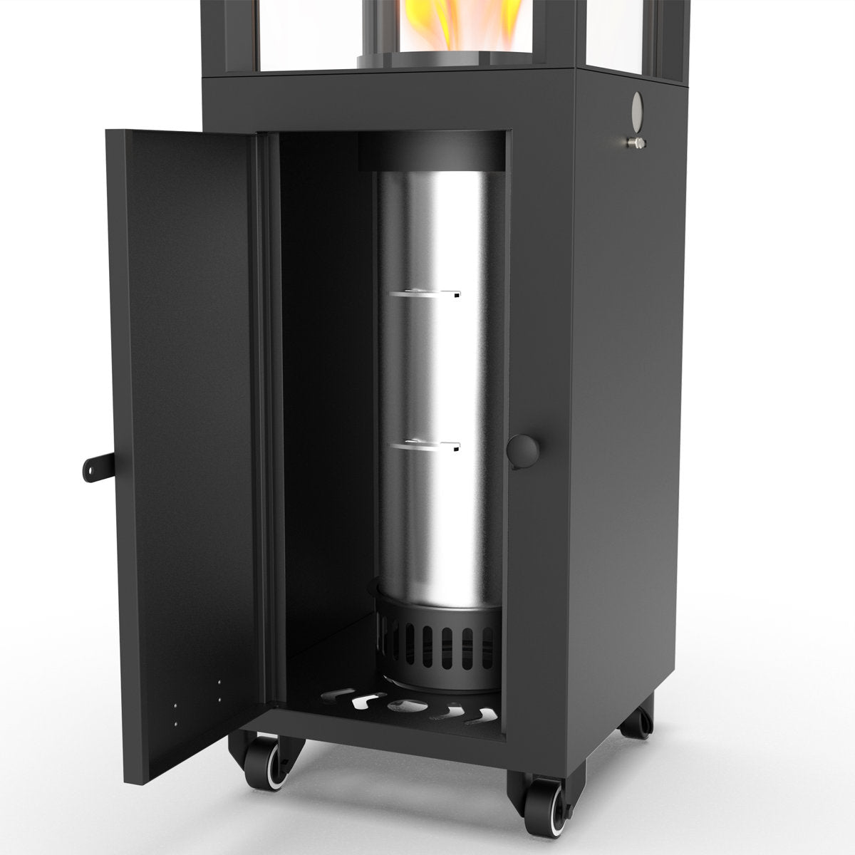 Wood Pellets Standing Patio Heater